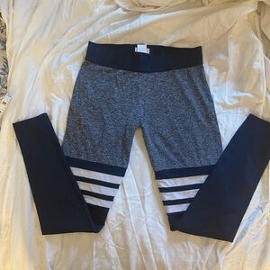 Bombshell Sportswear Original Thigh High Leggings, Navy Size S